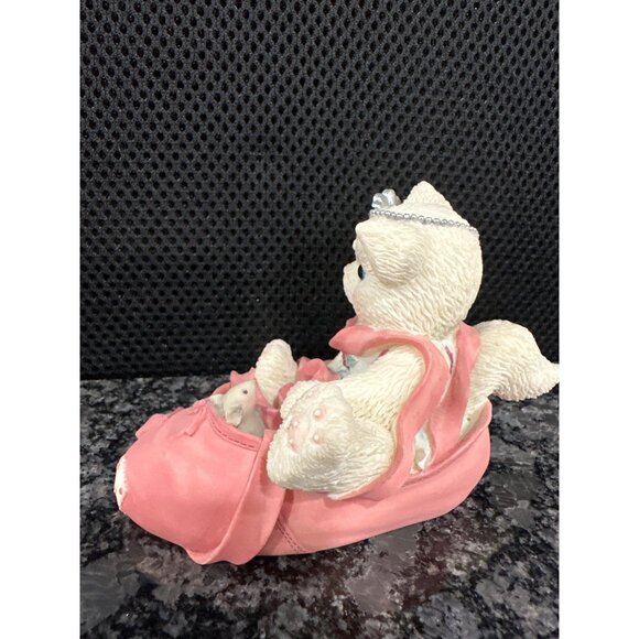 Set Of 3 Ceramic Cat Figurines In Raincoat & Bag With Playful Accessories - Picture 6 of 13